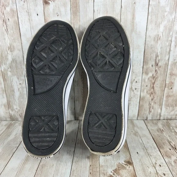 Converse Black and White Women's Sneakers - Picture 7 of 8